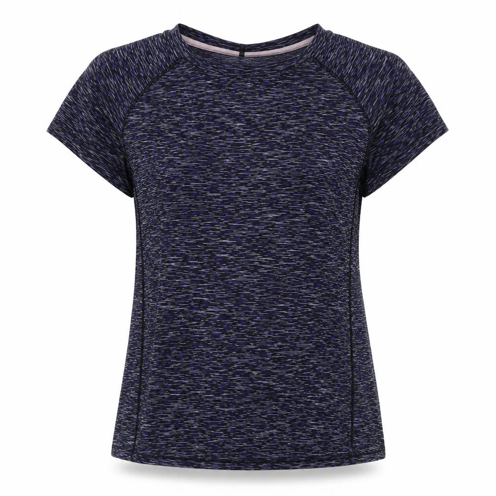 Atmosphere Womens Multicoloured Geometric Polyester Basic T-Shirt Size 10 Round Neck