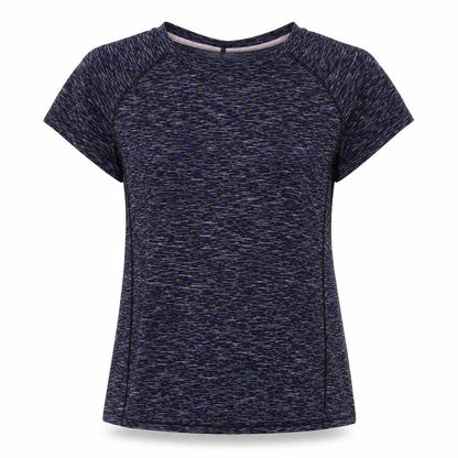 Atmosphere Womens Multicoloured Geometric Polyester Basic T-Shirt Size 10 Round Neck