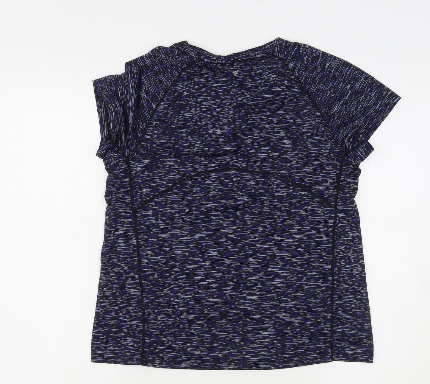 Atmosphere Womens Multicoloured Geometric Polyester Basic T-Shirt Size 10 Round Neck