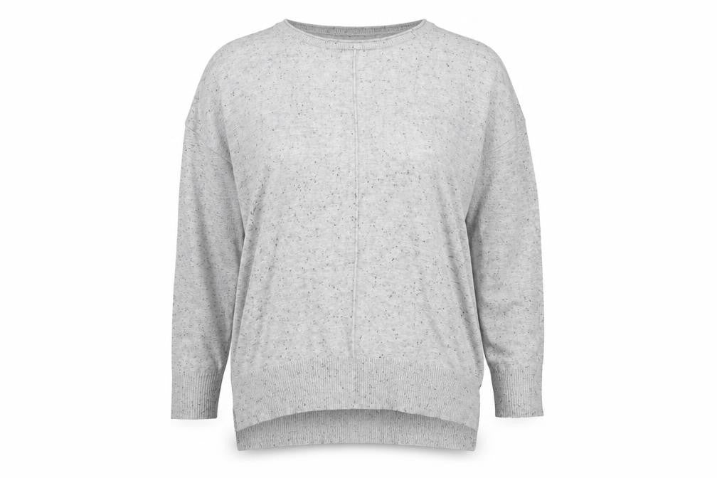 Atmosphere Womens Grey Round Neck  Viscose Pullover Jumper Size 12