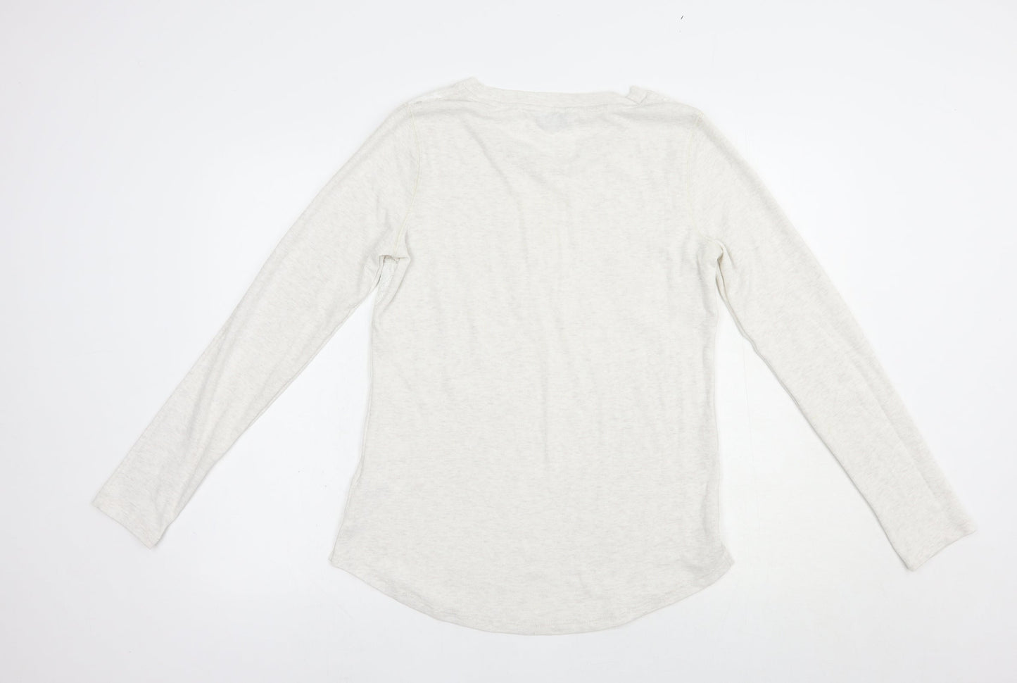 NEXT Womens Ivory Round Neck  Polyester Pullover Jumper Size 12   - Lace Detail