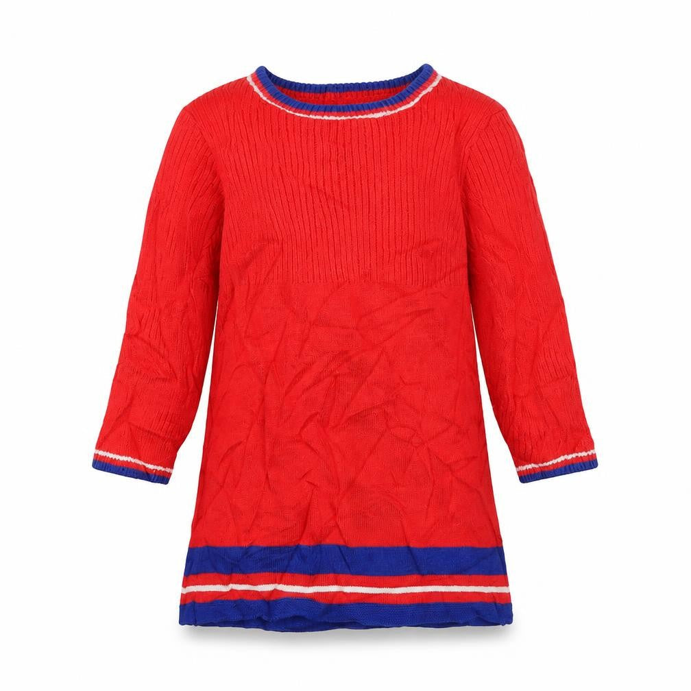 NEXT Girls Red  Cotton Pullover Jumper Size 3-6 Months