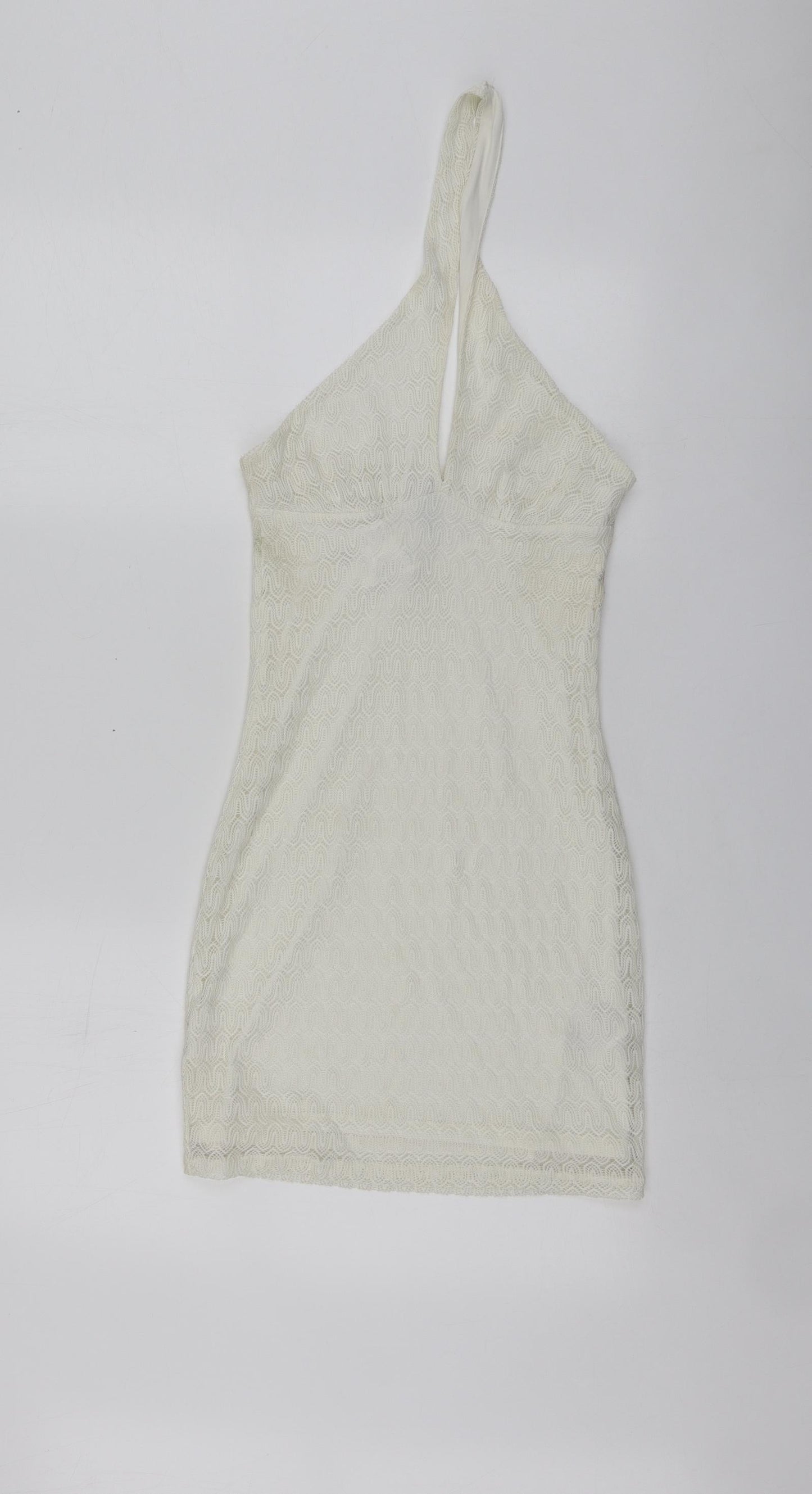 H&M Girls Ivory  Polyester Mini  Size XS  Halter