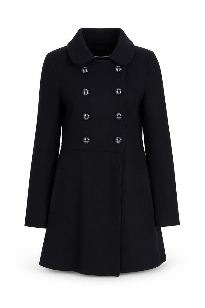 George Womens Blue   Overcoat Coat Size 10
