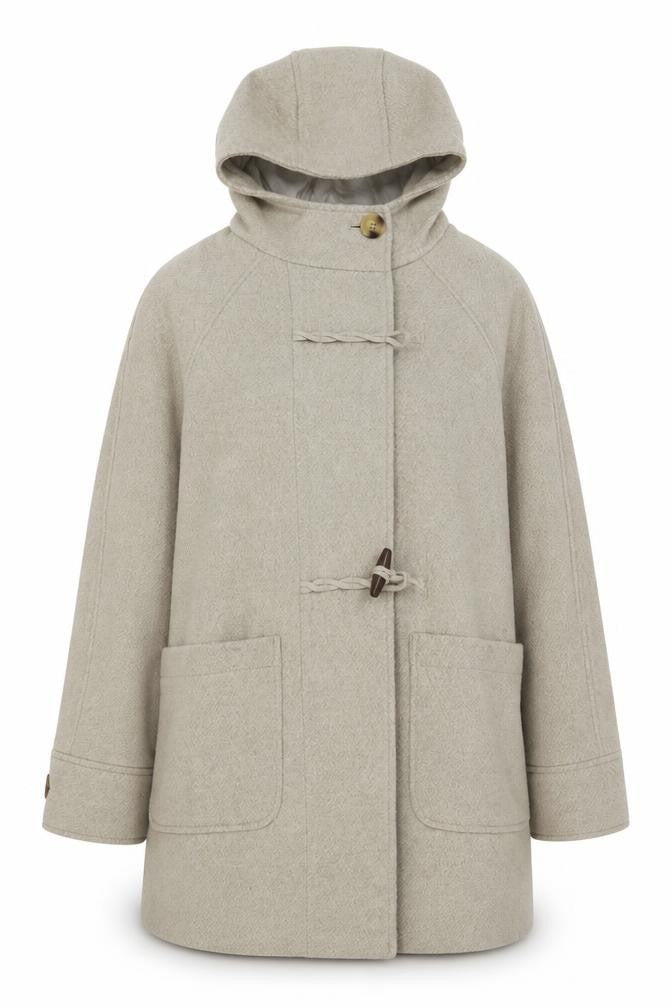 Marks & Spencer Womens Beige   Pea Coat Coat Size 8