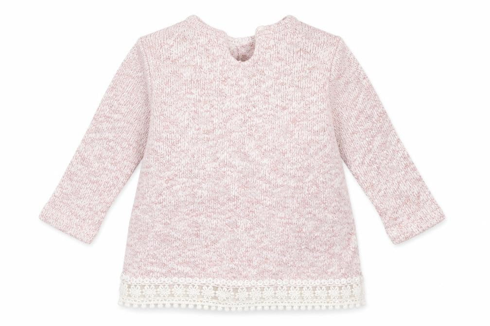 Young Dimension Girls Pink  Cotton Pullover Jumper Size 12-18 Months