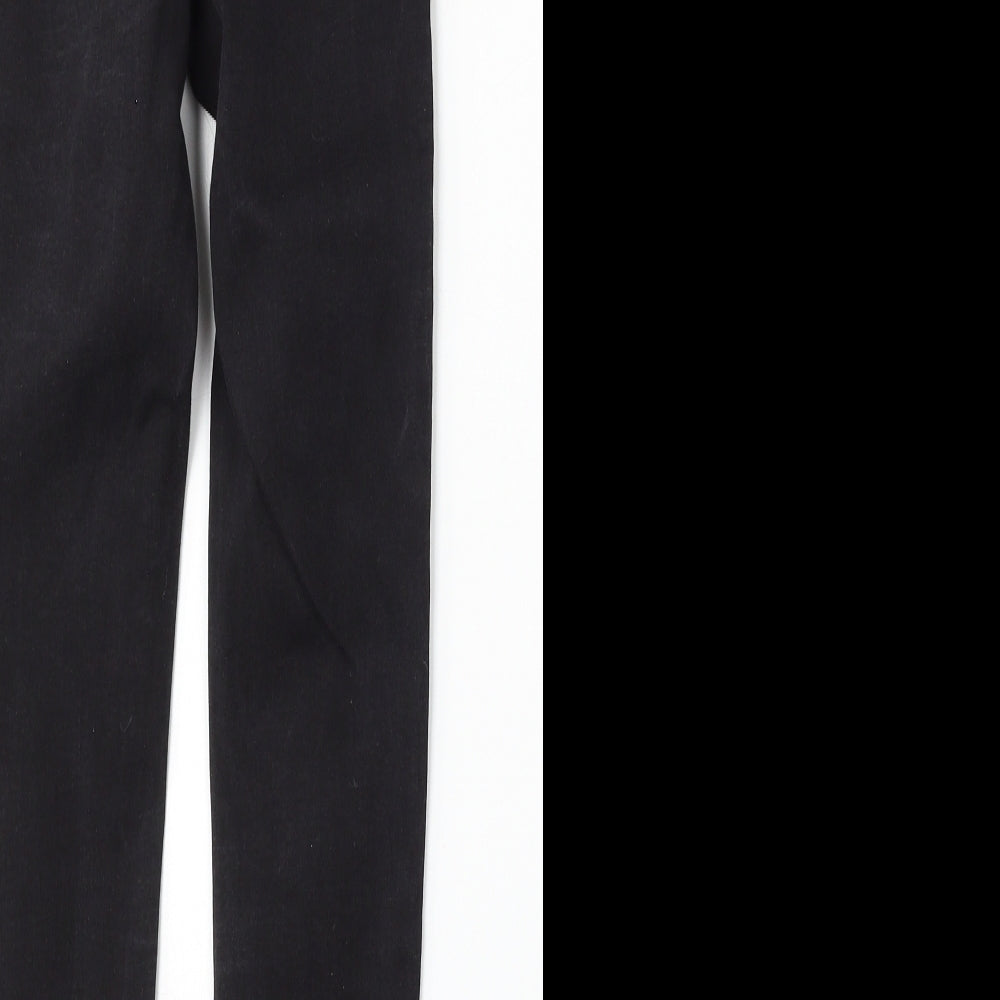 Denim Co Womens Black  Cotton Skinny Jeans Size 8 L25 in Regular Button