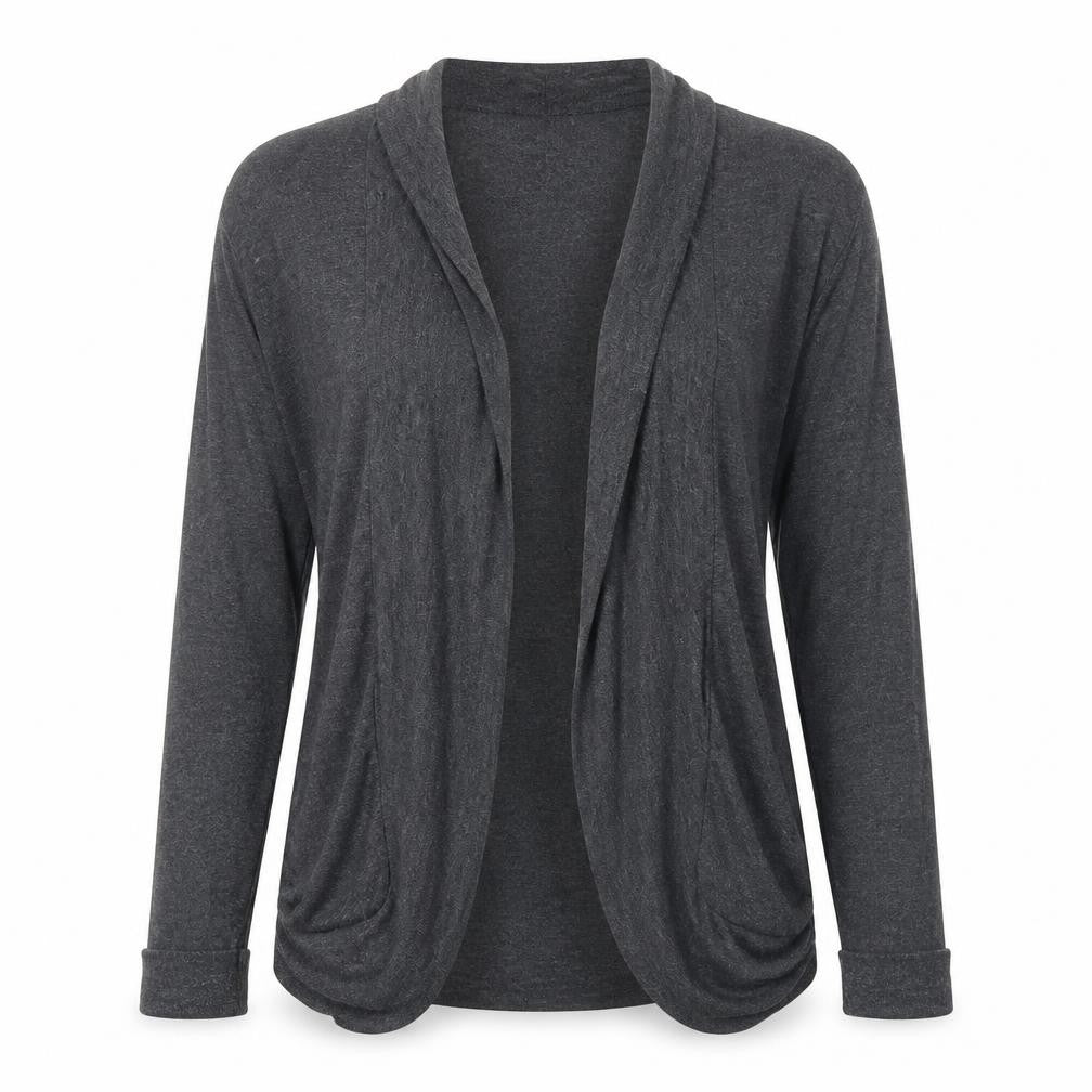 Dunnes Stores Womens Grey Collared  Viscose Cardigan Jumper Size 10