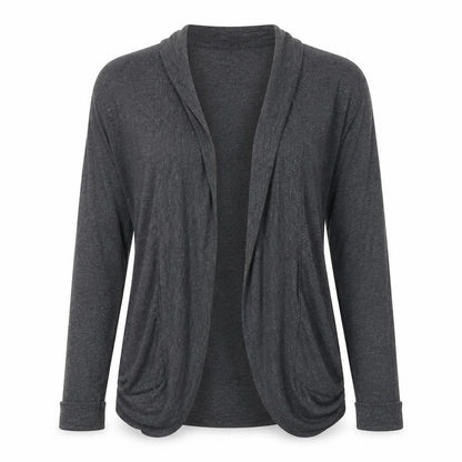 Dunnes Womens Grey Collared  Viscose Cardigan Jumper Size 10