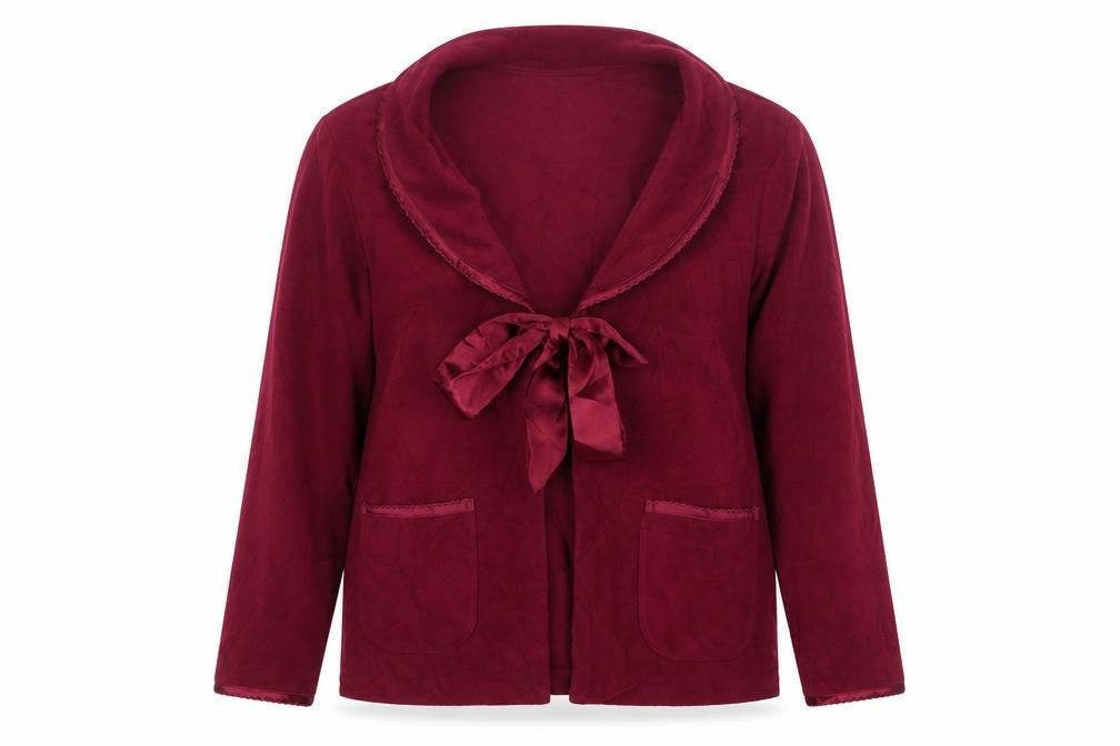 Bonmarché Womens Purple Collared Polyester Cardigan Jumper Size 16