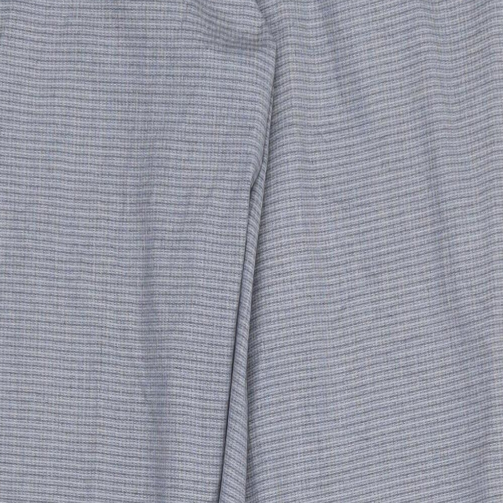 Marks and Spencer Womens Grey  Polyester Dress Pants Trousers Size 34 in L27.5 in Slim