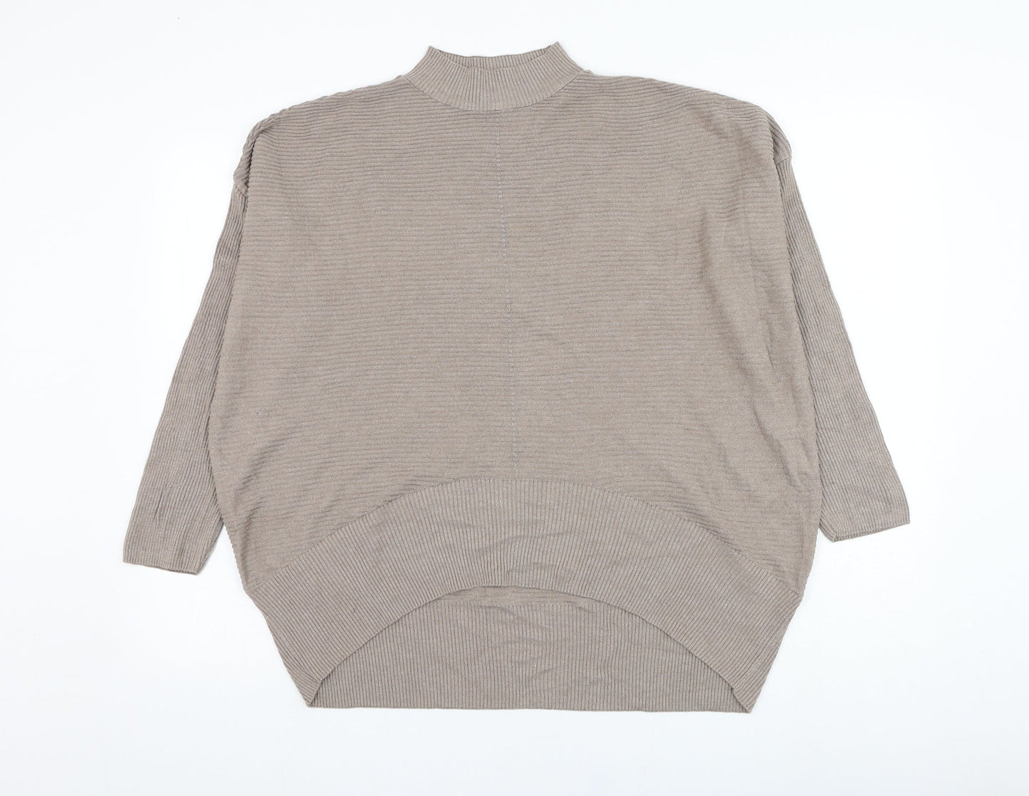 Primark Womens Brown Round Neck  Cotton Pullover Jumper Size 12