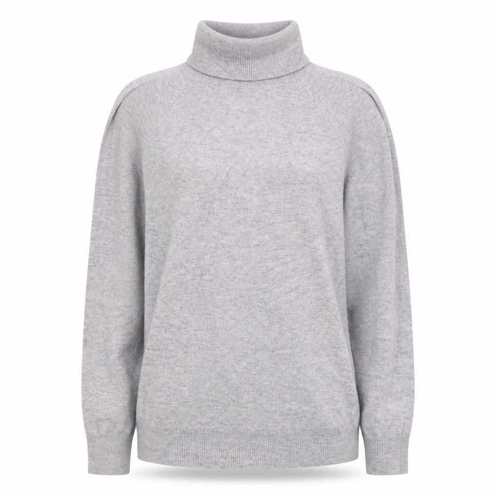George Womens Grey Roll Neck  Viscose Pullover Jumper Size 10