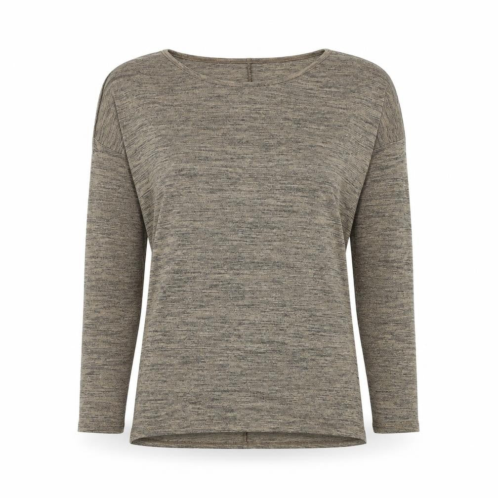 Atmosphere Womens Brown Round Neck  Polyester Pullover Jumper Size 8