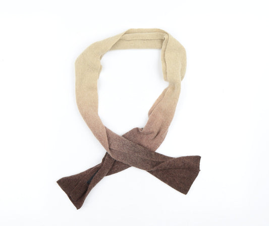 J & Company Womens Brown  Polyester  Scarf