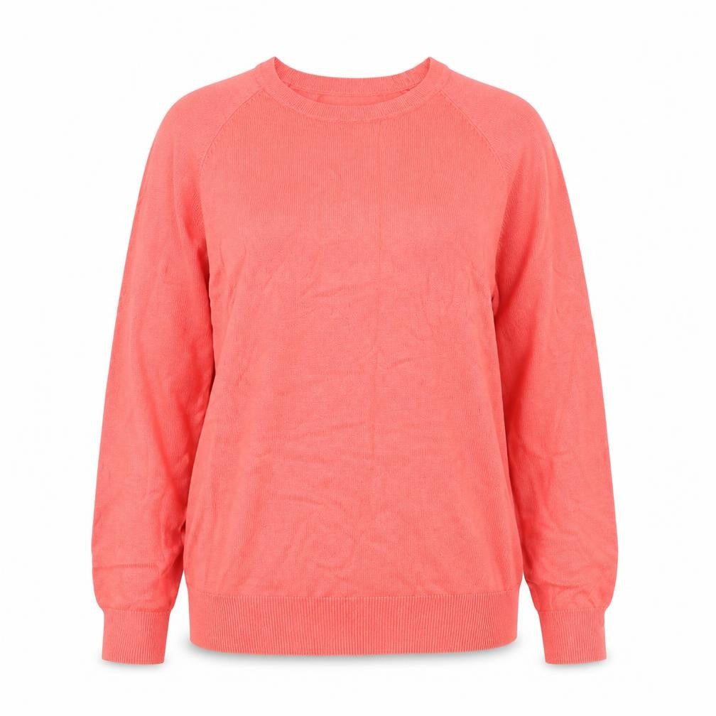Dunnes Stores Womens Pink Round Neck  Viscose Pullover Jumper Size S