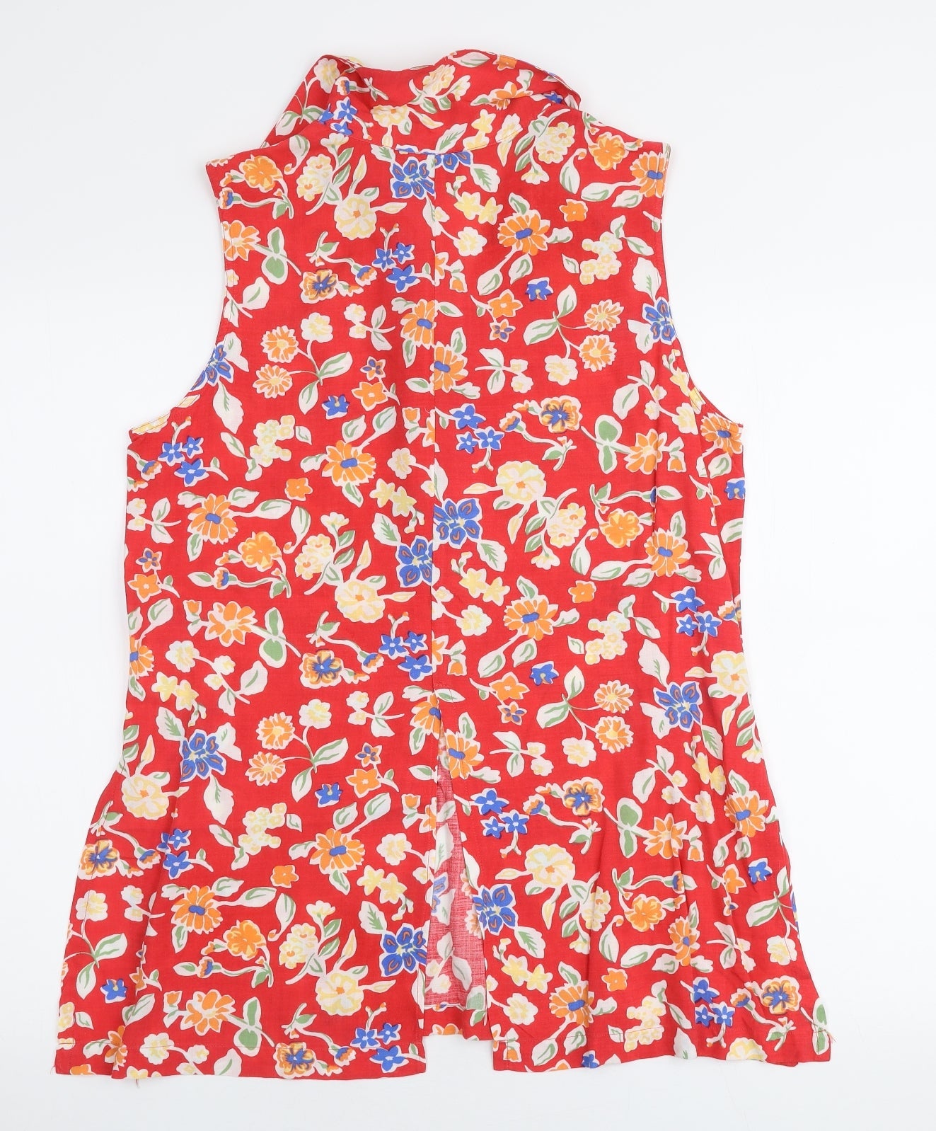 Intown Womens Multicoloured Floral Viscose Basic Blouse Size L Collared