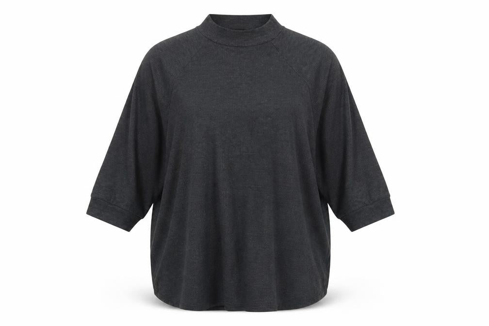 Atmosphere Womens Grey High Neck  Polyester Pullover Jumper Size 12