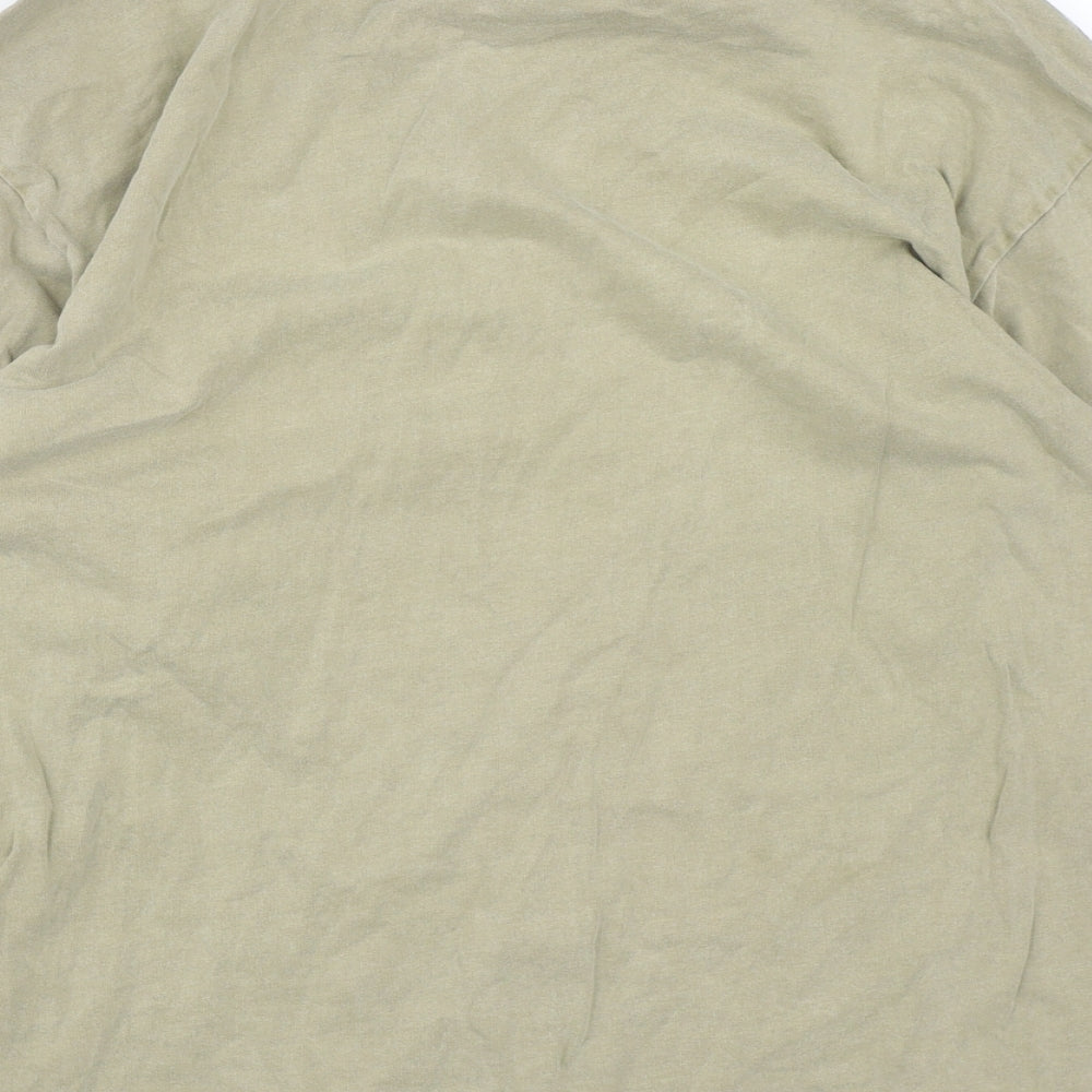 Stockholm Atelier Mens Beige  Cotton Pullover Sweatshirt Size XS