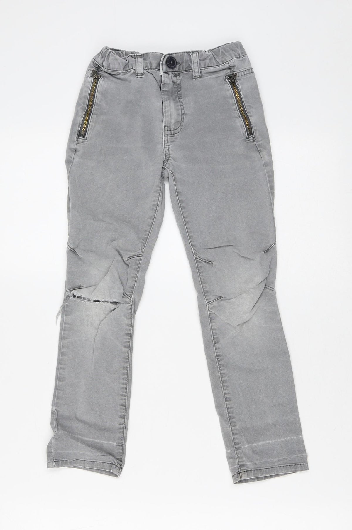 Cat & Jack Girls Grey  Cotton Skinny Jeans Size 6 Years  Slim