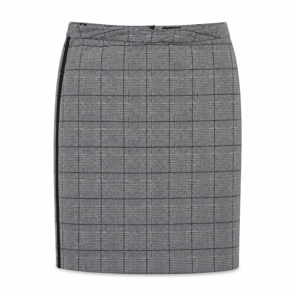 Ambria Womens Grey Plaid Polyester Straight & Pencil Skirt Size 20   Zip