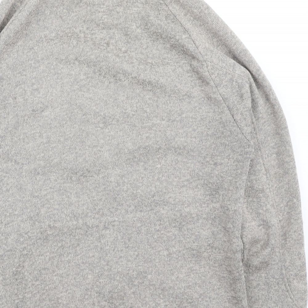 Cedar Wood State Mens Beige High Neck  Polyester Pullover Jumper Size M
