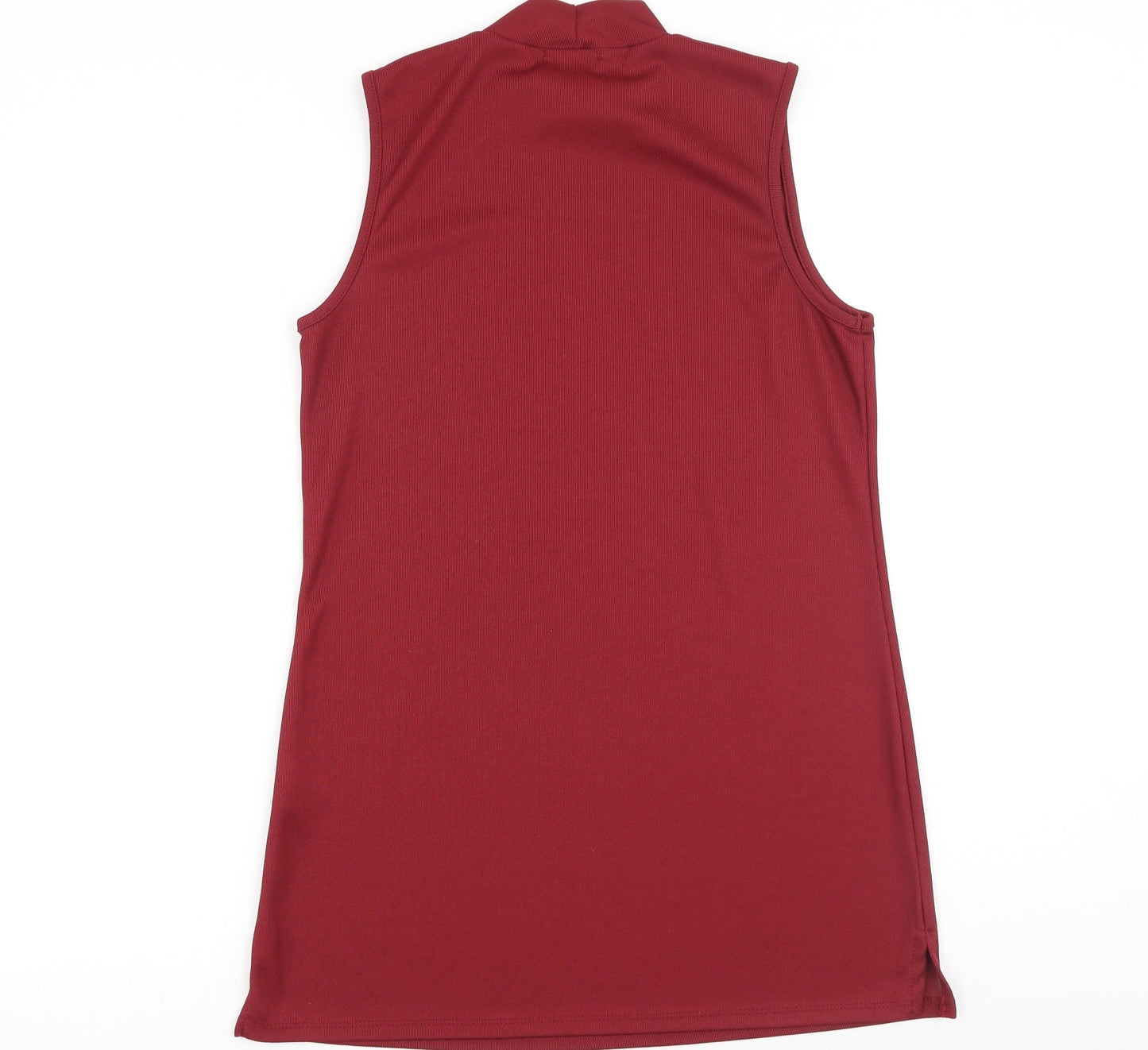 Papaya Womens Red  Polyester Basic Tank Size 10 Halter