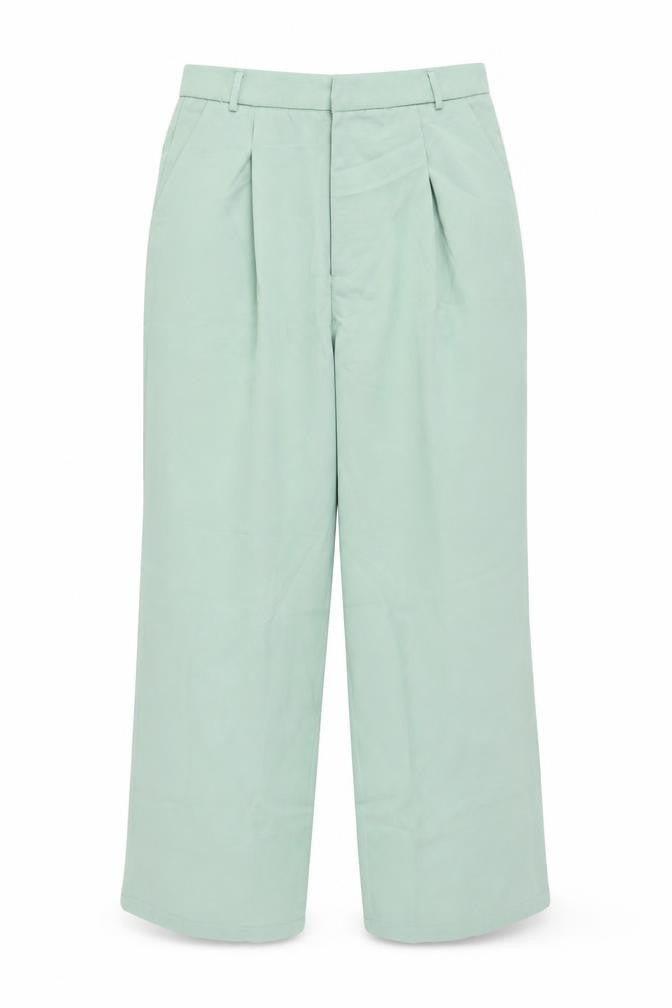 SheIn Womens Green  Polyester Trousers  Size 30 in L27 in Regular Hook & Eye