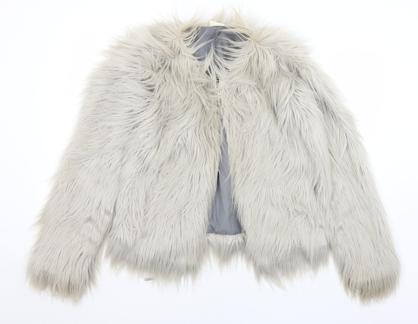 VILA Womens Beige   Jacket  Size S  Hook & Eye