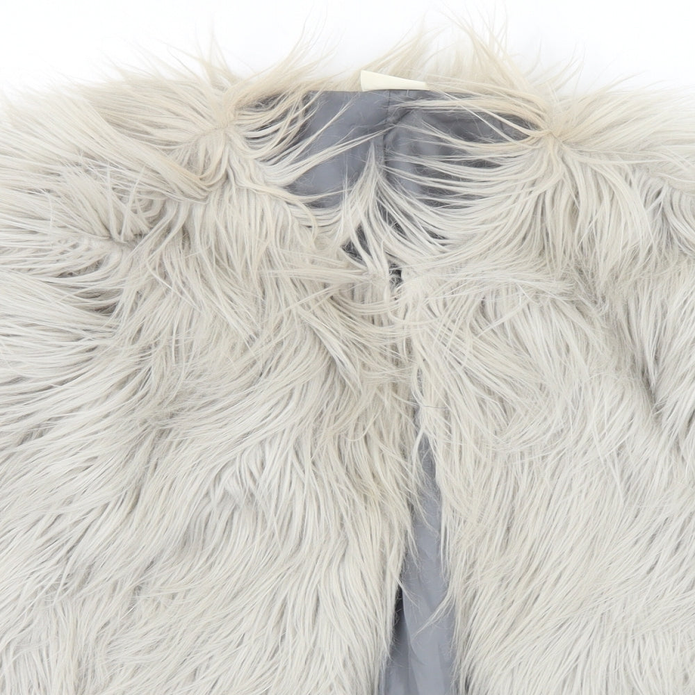 VILA Womens Beige   Jacket  Size S  Hook & Eye
