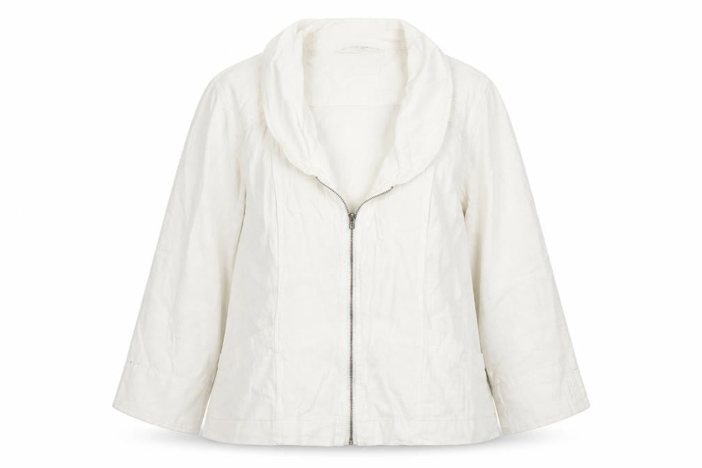 Signature Experican Womens White   Jacket  Size M  Zip