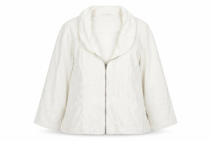 Signature Experican Womens White   Jacket  Size M  Zip