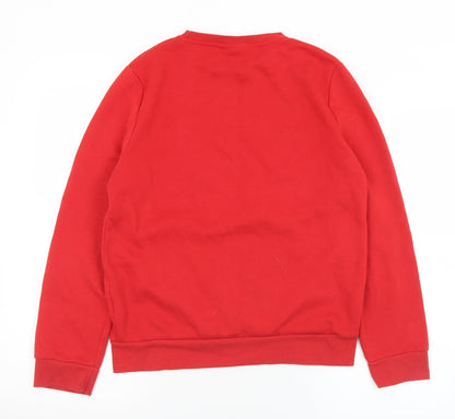 Preloved Primark Womens Red  Polyester Pullover Sweatshirt Size 6   - 6-8 - Back