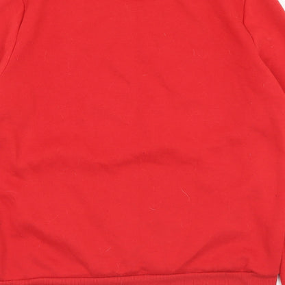 Preloved Primark Womens Red  Polyester Pullover Sweatshirt Size 6   - 6-8 - Label