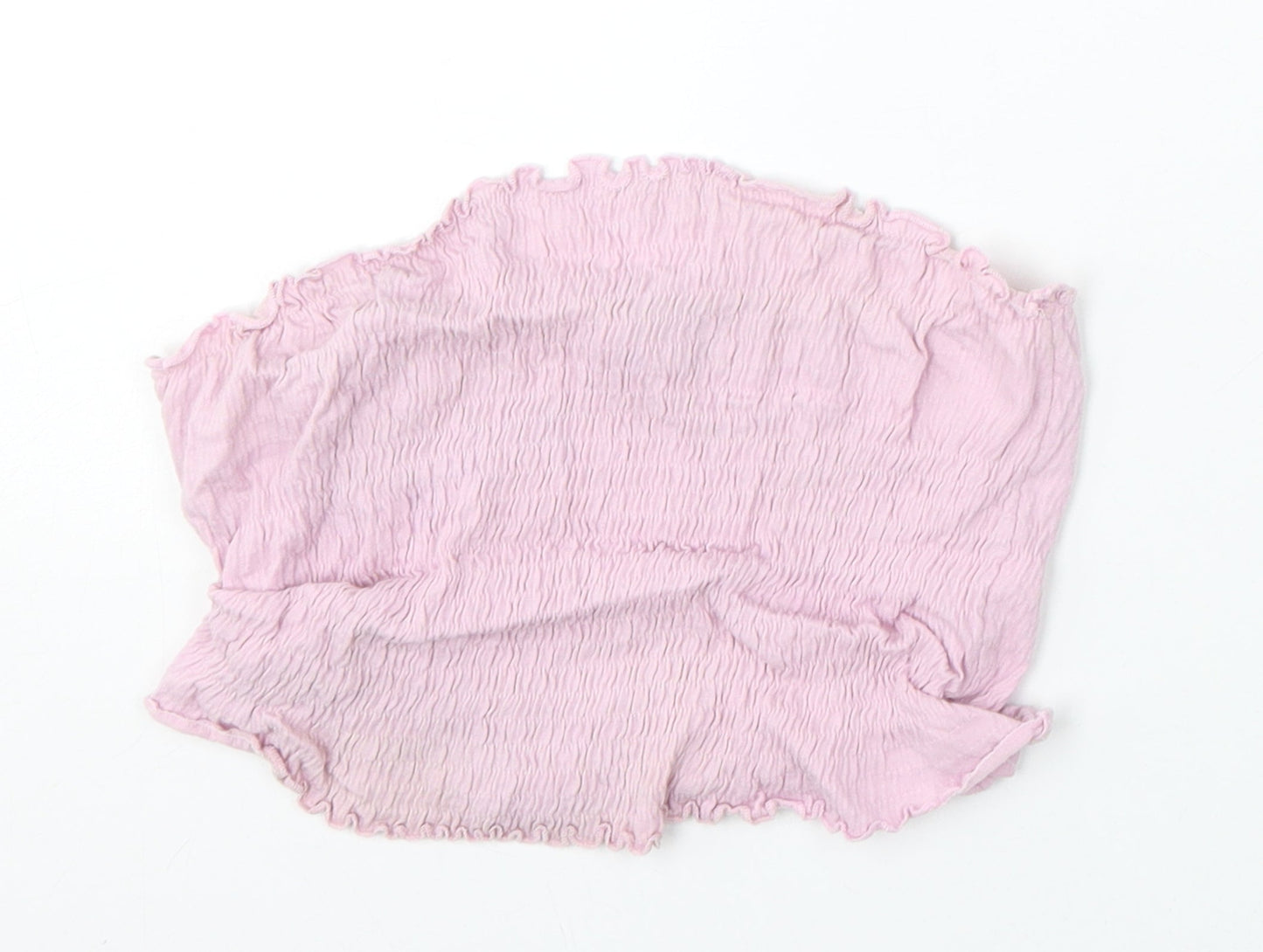 New Look Womens Pink  Polyester Basic Tank Size S Square Neck