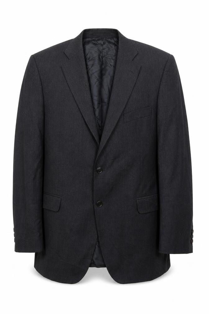 Marks & Spencer Mens Grey  Wool Jacket Suit Jacket Size 46