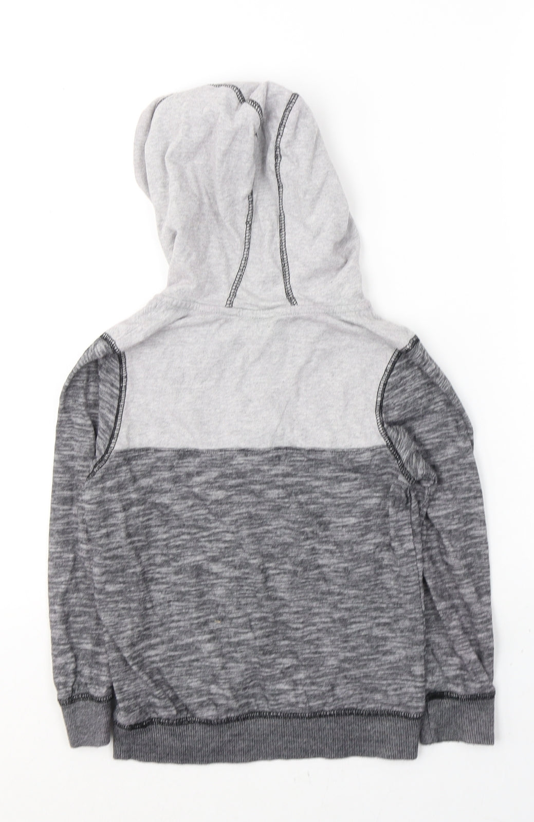 George Boys Grey  Cotton Pullover Hoodie Size 6-7 Years  Pullover