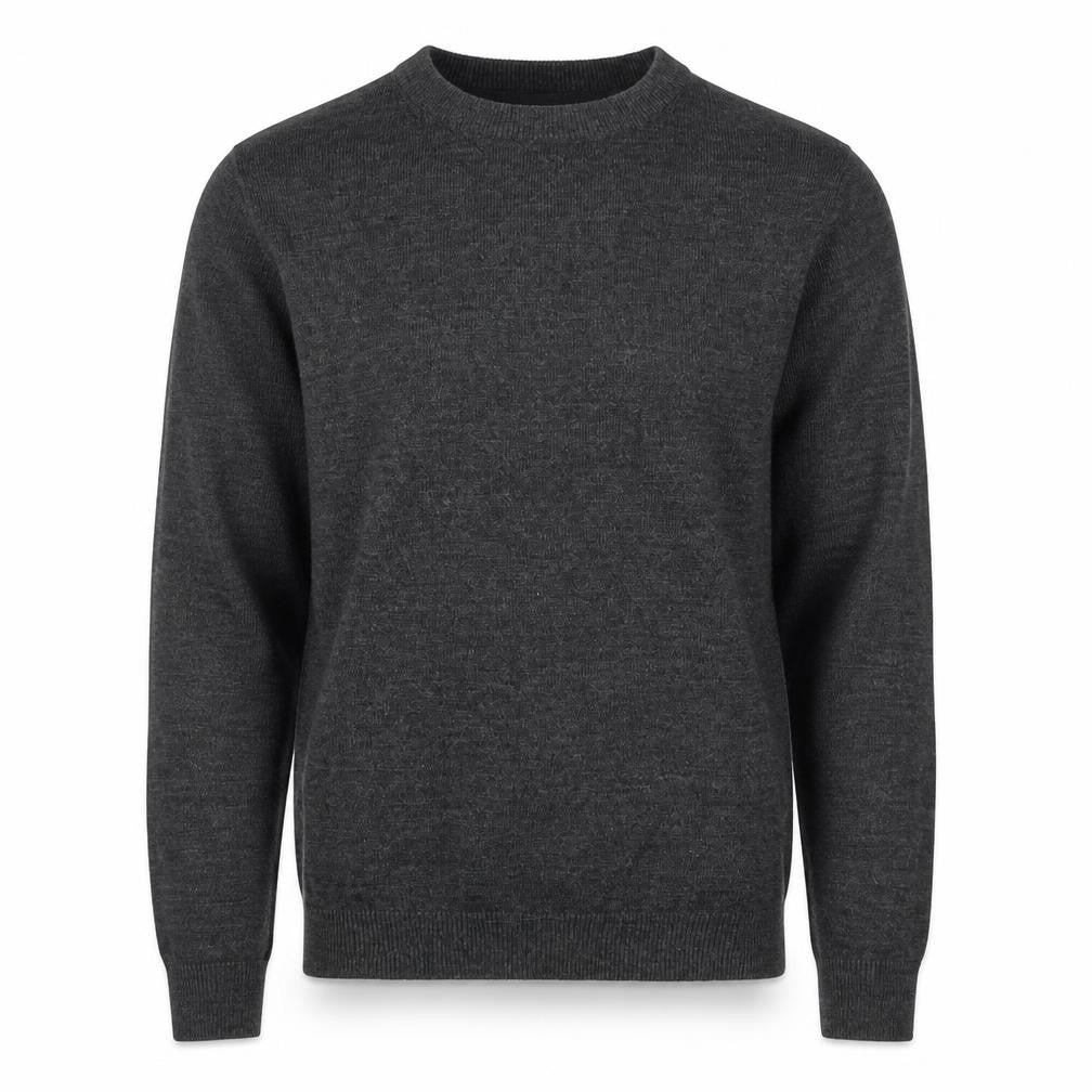 New Look Men Mens Grey Crew Neck  Acrylic Pullover Jumper Size S
