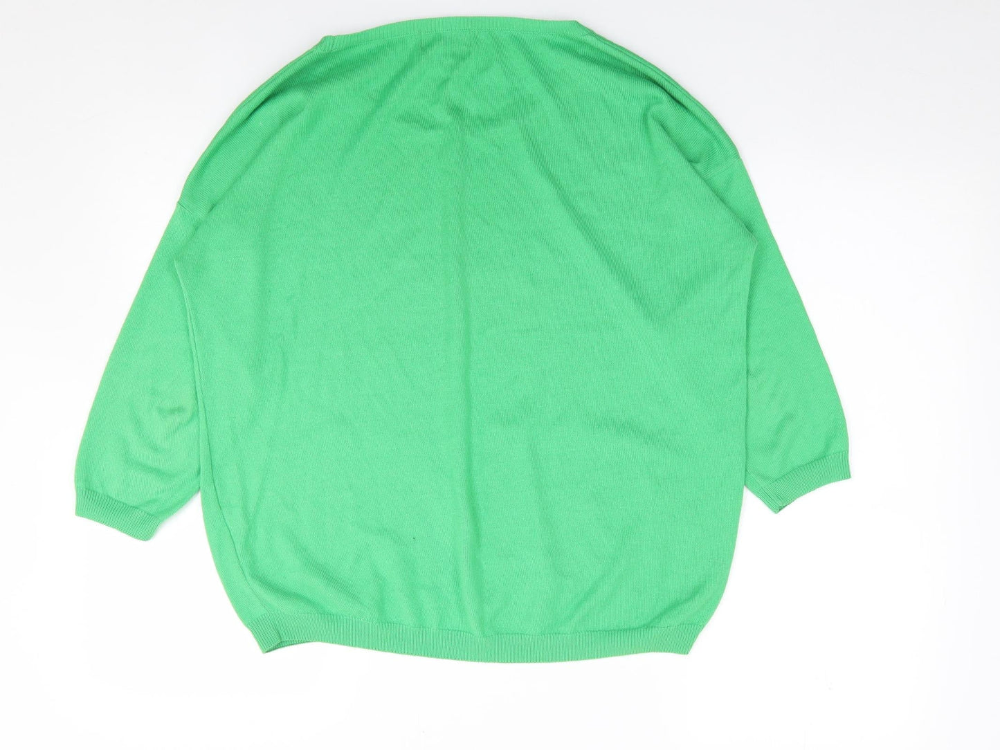 NEXT Womens Green Round Neck  Cotton Pullover Jumper Size 10   - Owl