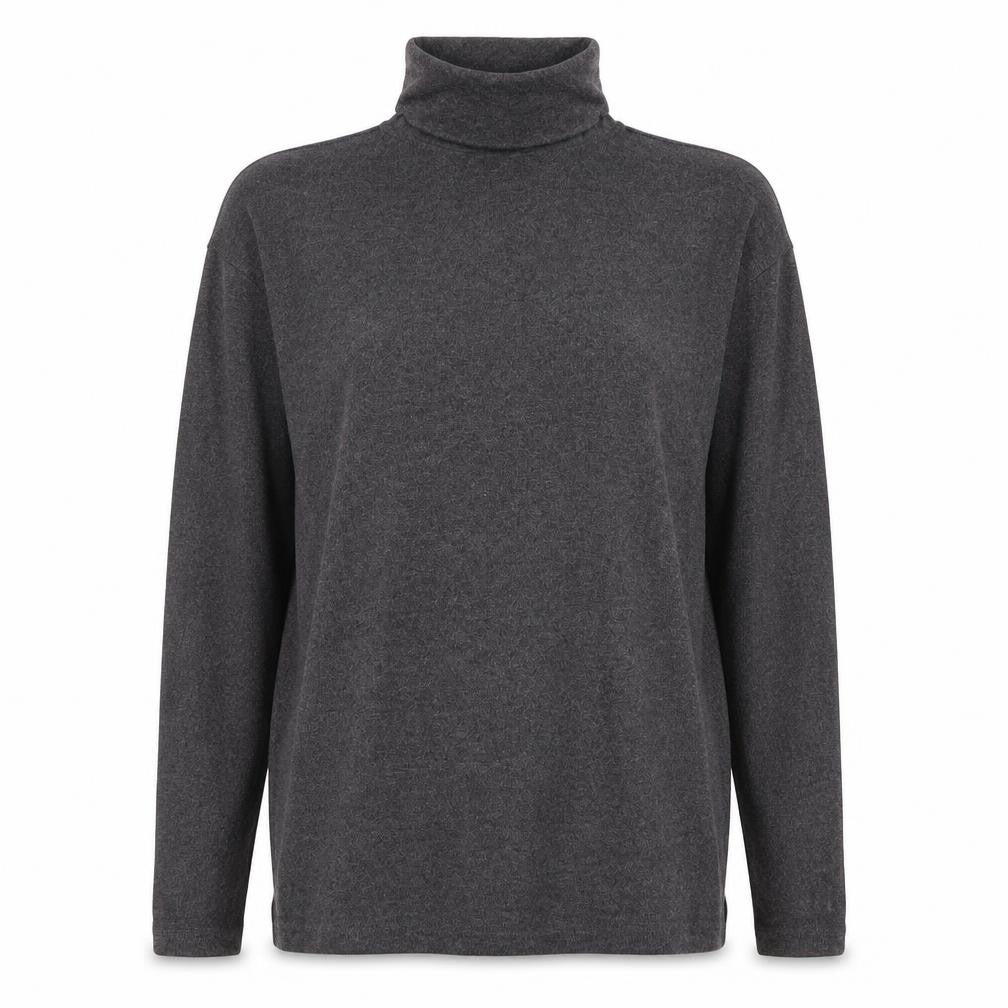 New Look Womens Grey Roll Neck  Polyester Pullover Jumper Size 8