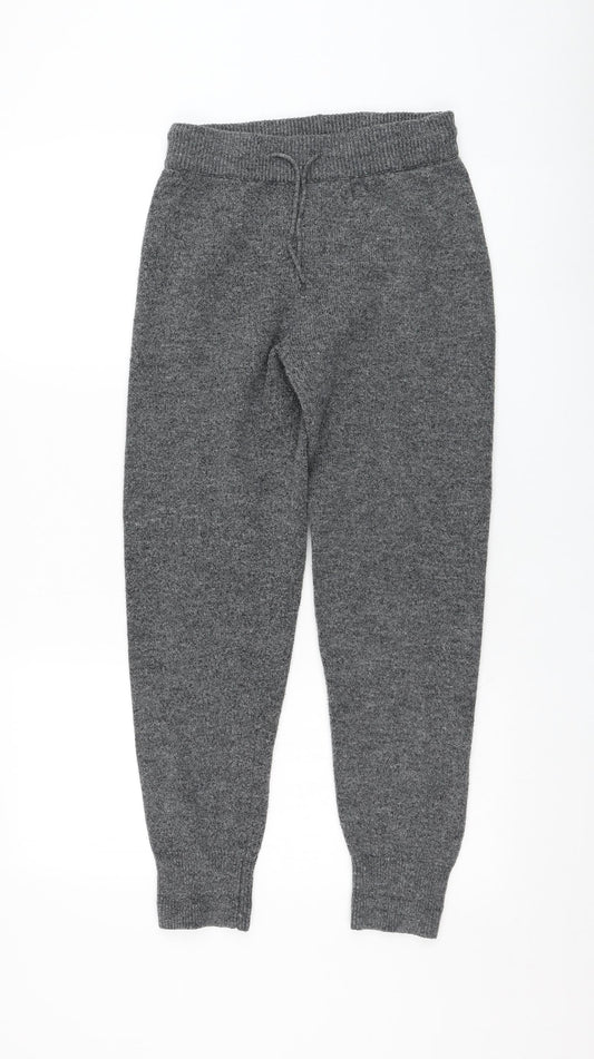 Gallery Womens Grey  Polyester Jogger Trousers Size S L28 in Regular