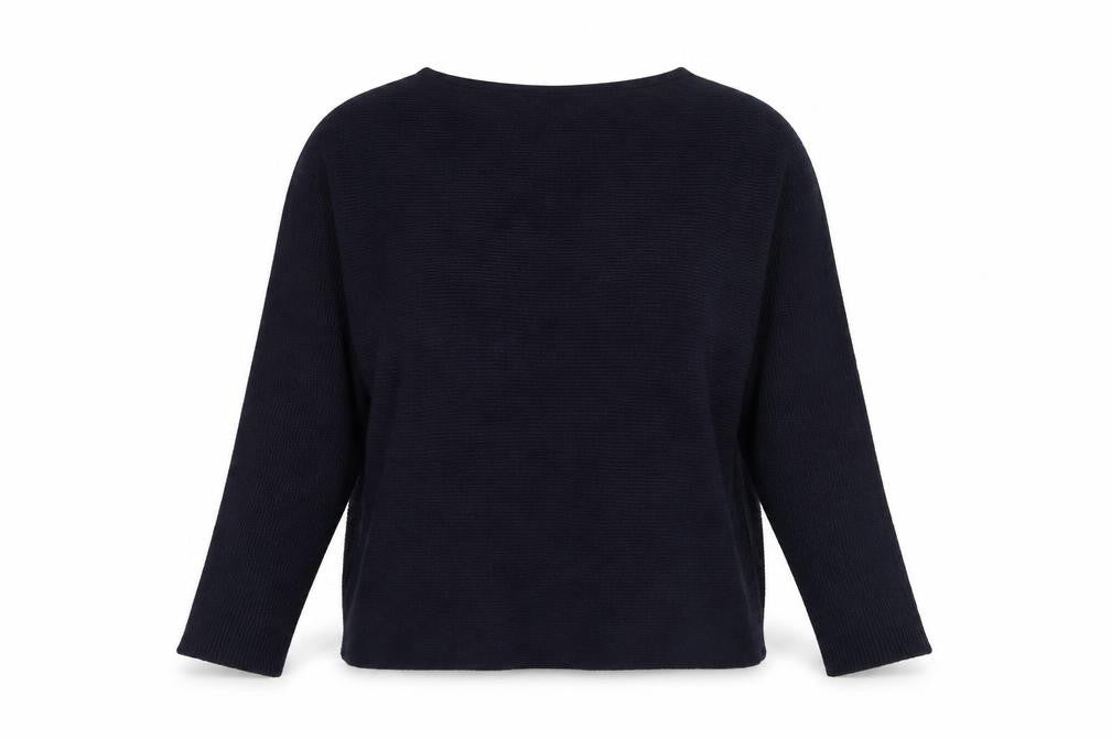 H&M Womens Blue Round Neck  Polyester Pullover Jumper Size XS