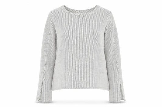 Zara Womens White Round Neck Check Viscose Pullover Jumper Size S