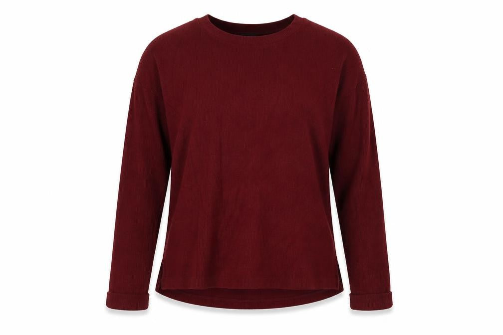 Primark Womens Red Round Neck  Polyester Pullover Jumper Size S