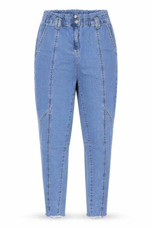 parasian Womens Blue  Cotton Skinny Jeans Size 12 L30 in Slim Zip