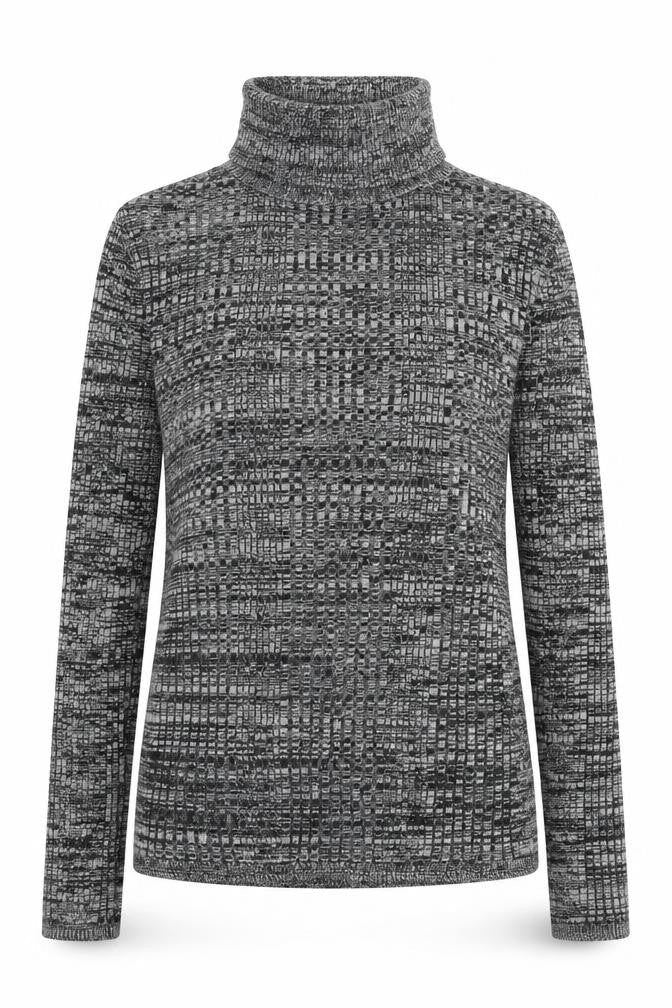 Topshop Womens Grey Roll Neck  Acrylic Pullover Jumper Size 8