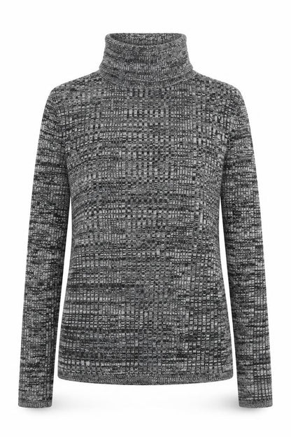 Topshop Womens Grey Roll Neck  Acrylic Pullover Jumper Size 8