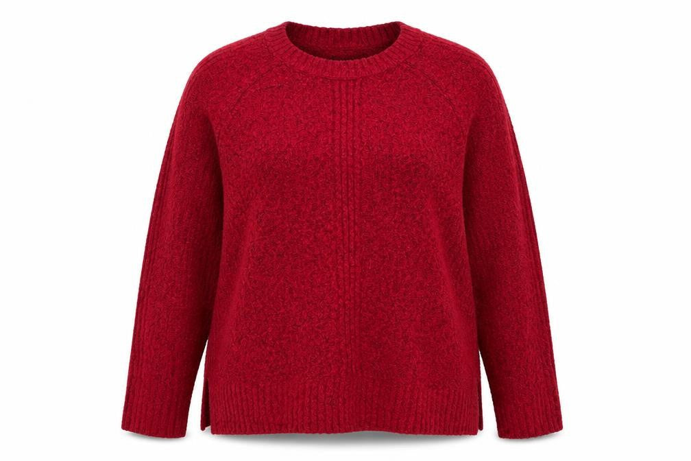 Marks & Spencer Womens Pink Round Neck  Acrylic Pullover Jumper Size L