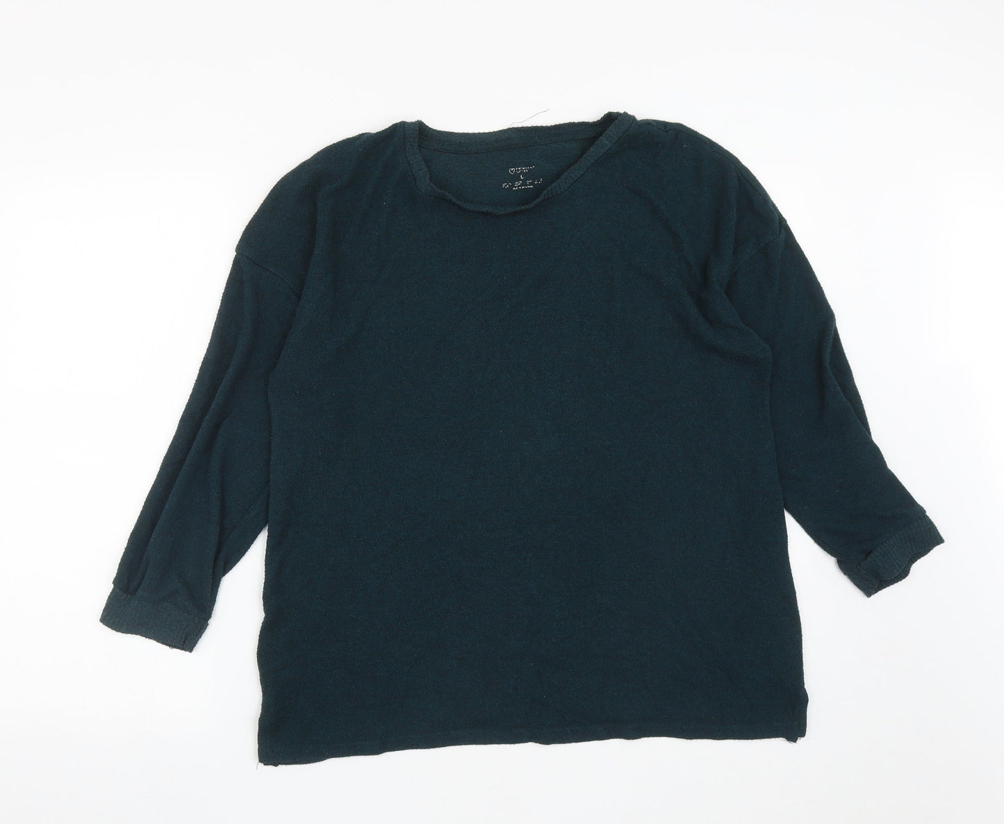 Primark Womens Green  Polyester Pullover Sweatshirt Size L