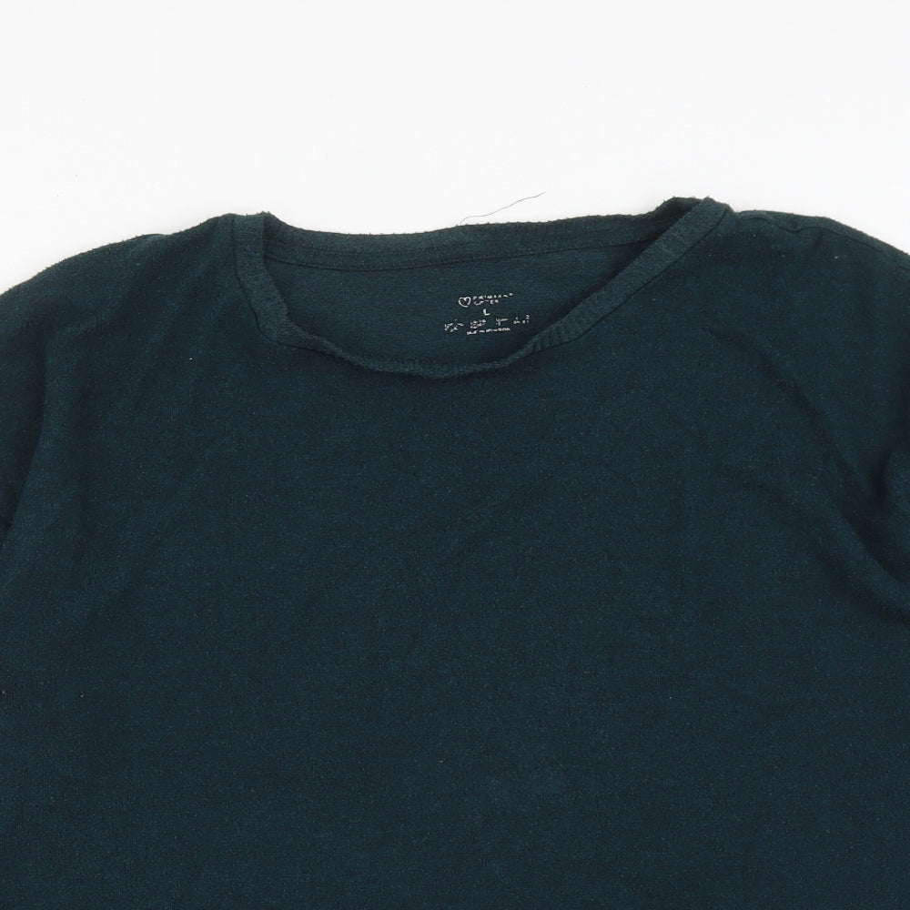 Primark Womens Green  Polyester Pullover Sweatshirt Size L